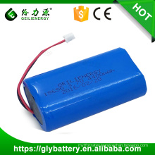 Factory price rechargeble 3.7v 4400mah lithium ion 18650 battery pack li-ion